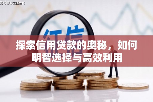 巴东探索信用贷款的奥秘，如何明智选择与高效利用